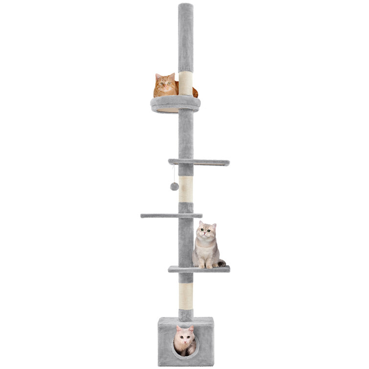 Archie & Oscar FloortoCeiling Cat Tree Wayfair.co.uk